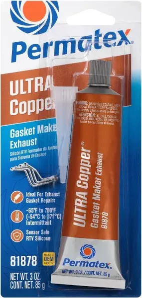 Permatex Ultra Copper RTV Silicone Gasket Maker