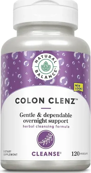 Natural Balance, Colon Clenz, 120 VegCaps