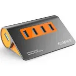 ORICO Powered USB 3.1 Hub, Aluminum 4 Ports USB Data Hub, 10Gbps Super Speed USB