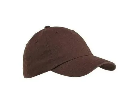 Big Accessories BX001: 6-Panel Brushed Twill Unstructured Cap