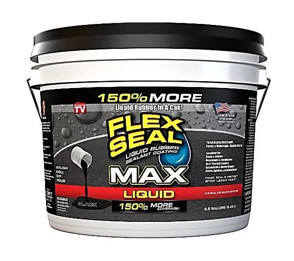 Flex Seal Liquid Max (2.5-Gallon, Black)