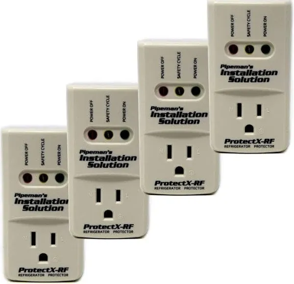 Pipeman's Installation Solution Refrigerator Voltage Surge Protector 4-Pack