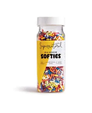 Supernatural Rainbow Softies Dye-Free Sprinkles