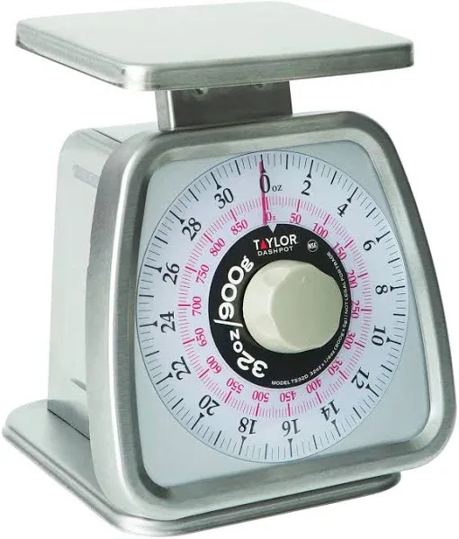 Taylor Mechanical Portion Control Scale with Dashpot, NSF - (32 oz /900 g)