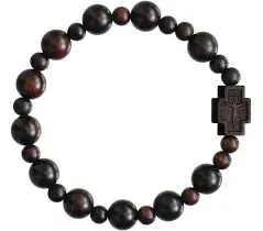 Jujube Wood Rosary Bracelet