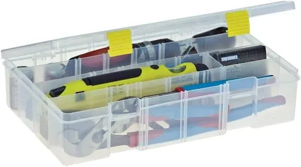 Deep Prolatch Large 15-compartment Adjustable Small Parts Organizer | Plano X