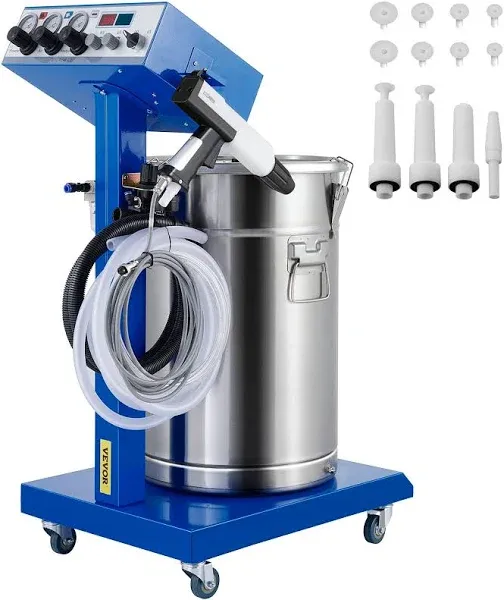 50W 45L Electrostatic Powder Coating Machine with Spraying Gun Paint 450g VEVOR