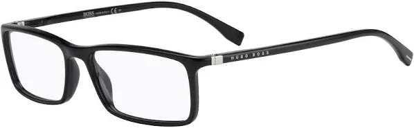 HUGO BOSS 0680 2W8 Gray Horn  / Demo Lens 55mm Eyeglasses