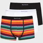 Paul Smith White 3 Pack Trunks - S