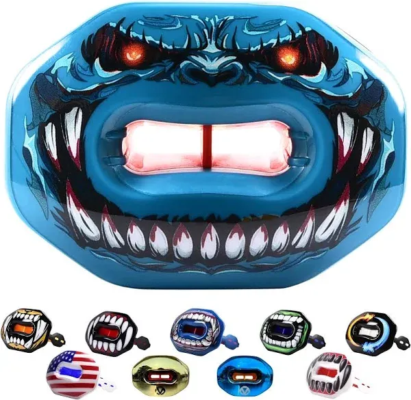 Oral Mart 3D LipFit Design Football Mouth Guard