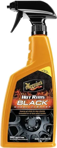 Meguiar's G230524 Hot Rims Black Wheel Cleaner, 24 .oz