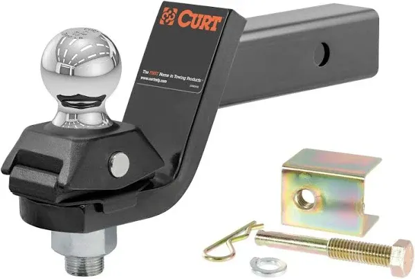 Curt 45143 2" Shank Receiver Hitch RockerBall Cushion Hitch