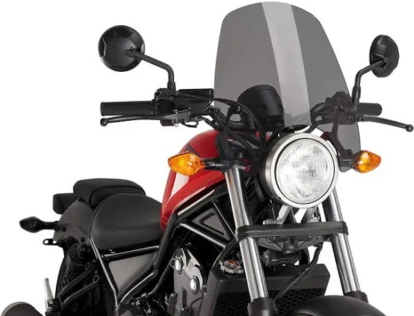 Puig 9462F Winds. New Generation Honda Rebel 500 17-21 C/Dark Smoke