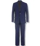 Calvin Klein Boys&#039; 2-Piece Formal Suit Set Size 12 Regular Infinity Blue Pockets