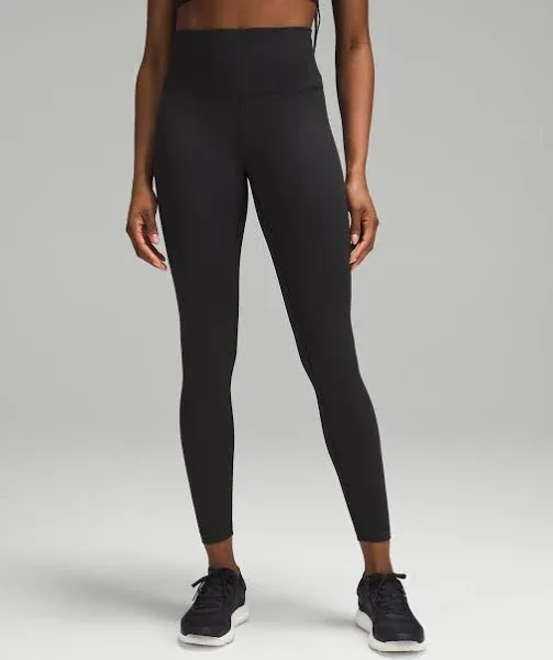 lululemon Wunder Train High-Rise Ribbed Tight 28 Black Size 8 NEW