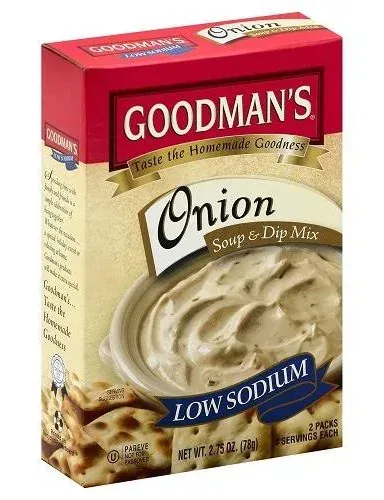 Goodman's Low Sodium Onion Soup & Dip Mix