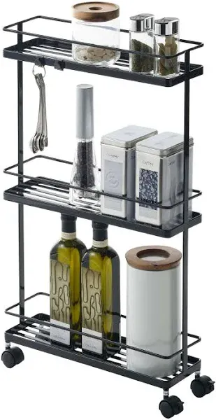 Yamazaki Tower Rolling Kitchen Storage Cart