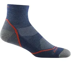 Darn Tough Vermont Men's Hiker Quarter Lightweight Sock - Denim