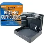 Boat Cup Holder Gray Set of 4 Folding Boat Cup Holders for Drinks Wall Cup