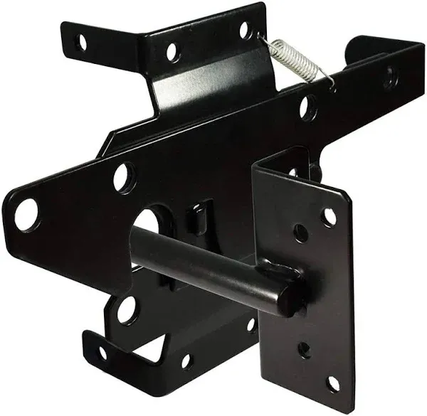 Self-Locking Gate Latch