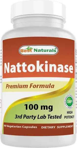 Best Naturals Nattokinase, 2000 FU, 100 Mg, 90 Vegetarian Capsules