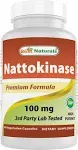 Nattokinase Supplement, 2000 FU, 100 Mg, 90 Vegetarian Capsules