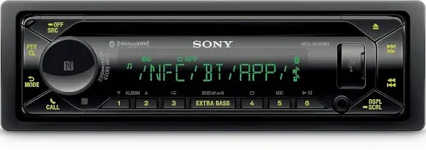 Sony  MEX-N5300BT Car Stereo Single Din Radio with Bluetooth CD Player and USB/AUX - Black - Excellent