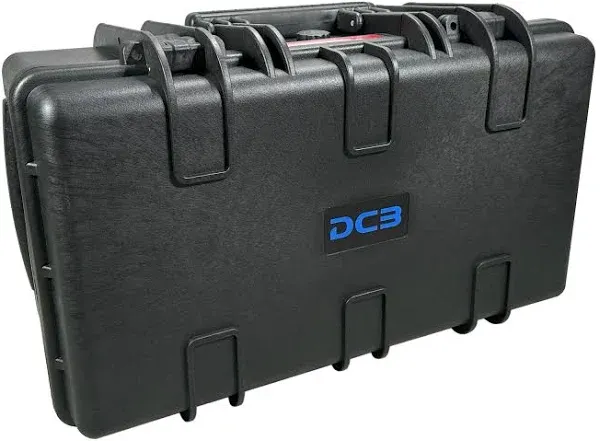 DCB Cases - Element 5573F | 22 x 14 x 10 Ext Dim | IP67 Waterproof | Pluck Foam Insert | Telescoping Handle | Foldable Grip | Resin-Reinforced Injection Molded Plastic | 2 Latch Lid Close | Wheels