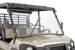 Full Windshield Scratch Resistant 16-22 Kawasaki Mule Pro FX/15-22 Mule Pro FXT Rough Country