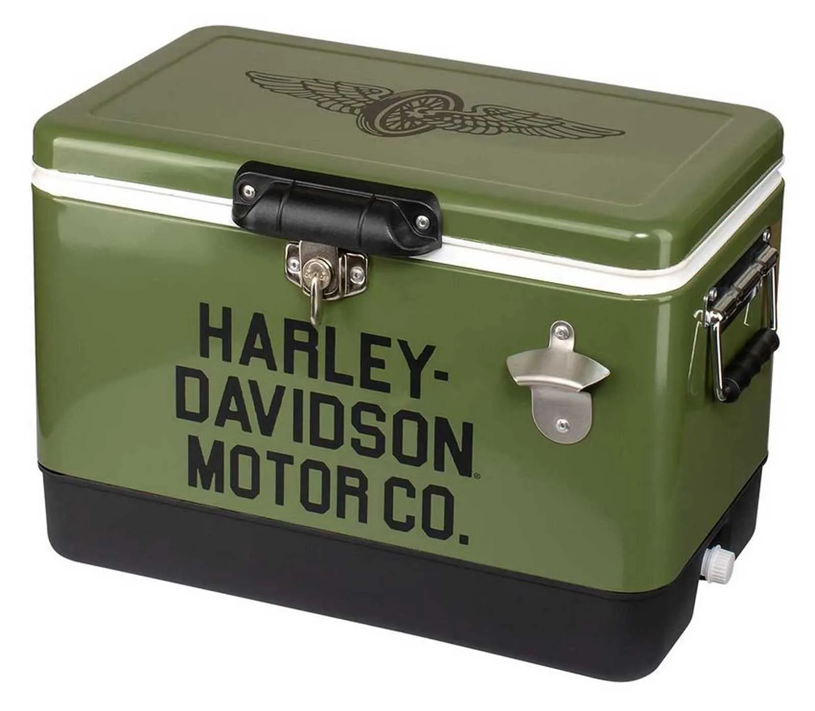 Harley-Davidson 26 Qt. Motor Company Logo Retro Metal Cooler HDL-10076