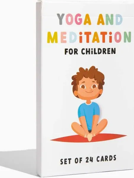 The School of Mindfulness- Intro to Yoga and Meditation Deck for Children, Set of 24 Easy to Learn Poses/Activities for Beginners