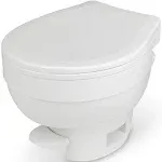 Thetford 31833 Aqua-Magic VI Low Profile RV Toilet with Pedal Flush - White