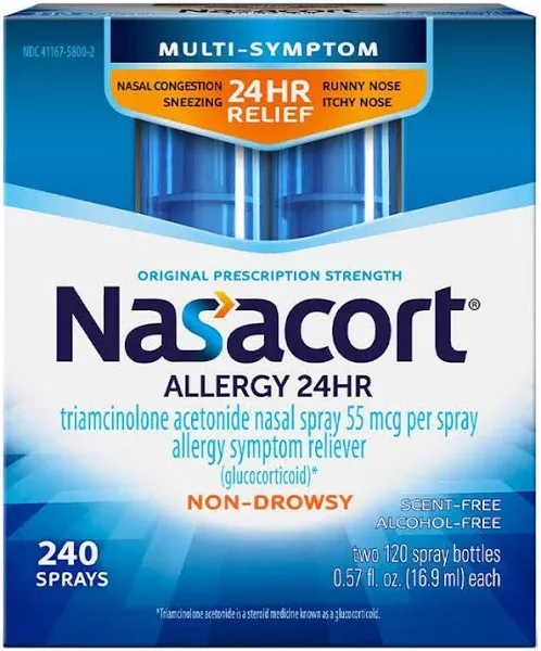 Nasacort Allergy 24 Hour Spray - 120 count