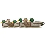 AvianX Top Flight Duck Open Water Mallard Decoy (6 Pack), Green One Size