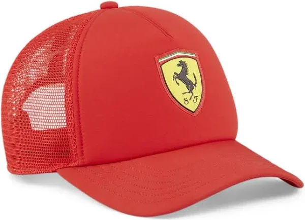 PUMA Men's Ferrari Race Trucker Snapback Cap