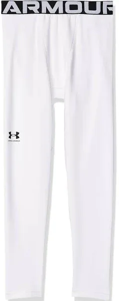 Under Armour Boys' ColdGear Armour Leggings, XS, Black