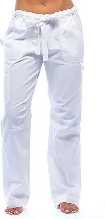 Just Love Womens Utility Solid Scrub Pants