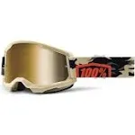 100 Percent Strata 2 Goggles Gold Lens Kombat