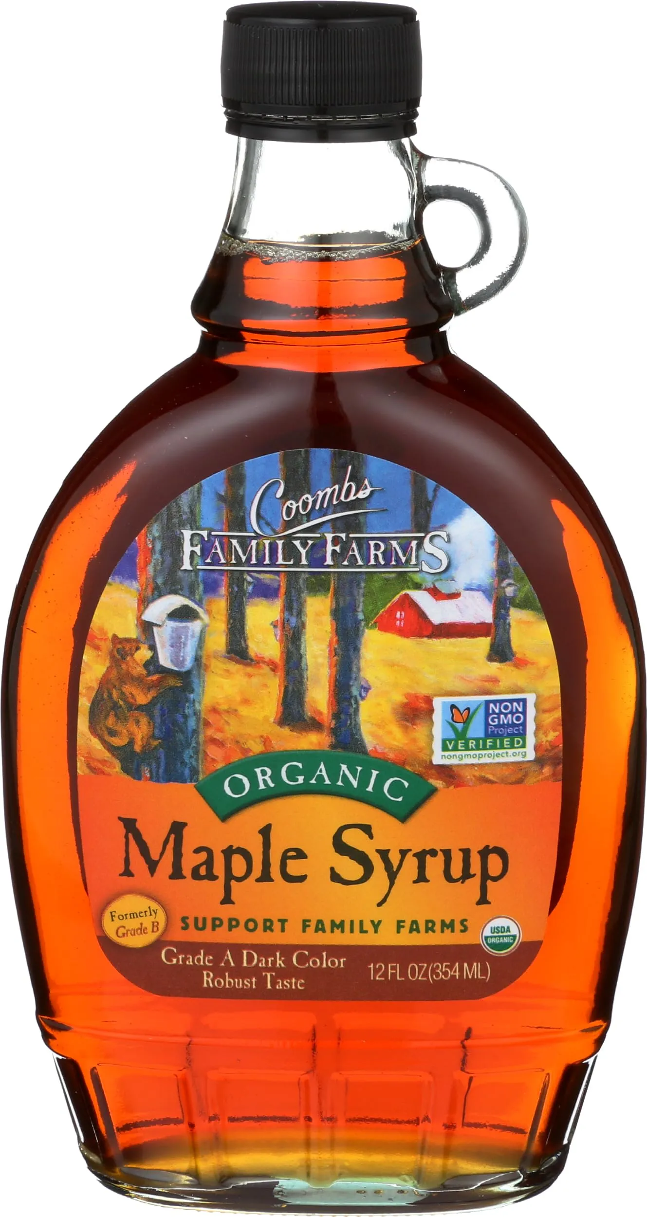 Coombs Family Farms, Organic Maple Syrup, Grade B, 12 fl oz (354 ml)