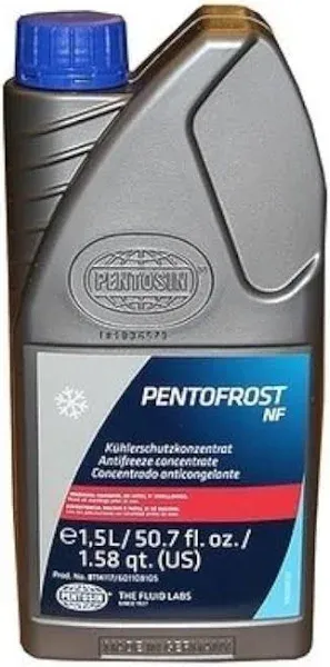 Pentosin G001100, 8114117 Antifreeze/Coolant; Blue Antifreeze; Nitrate, Amine & Phosphate Free; 1.5 Liter SKU: 1313553-G001100 - Audi, BMW, VW | 00004320378 0268177 31338284 9434699