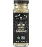 Watkins Gourmet Organic Spice Jar, Onion Powder, 2.8 Ounce Jar, 3 Count