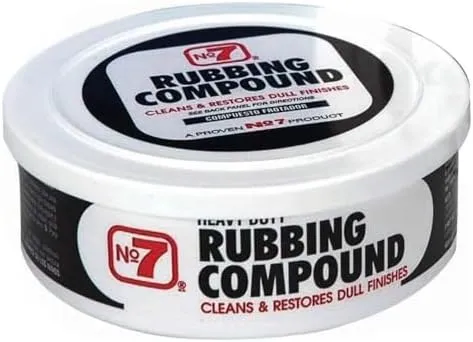 No7 08610 Heavy-Duty Rubbing Compound, 10 Oz