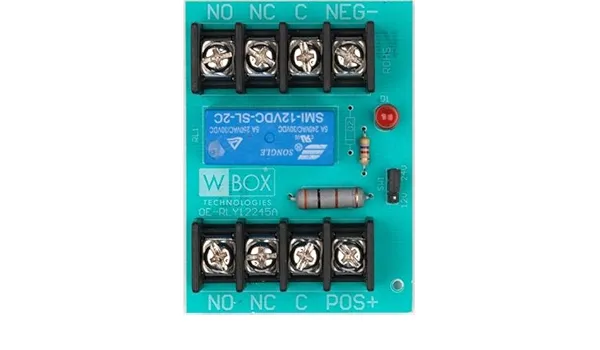 W Box 0E-RLY12245A 5 AMP 220VAC/28VDC Relay Module, 12 or 24 VDC