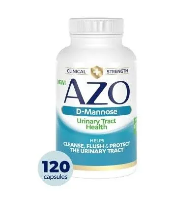 AZO D-Mannose Urinary Tract Health Cleanse, Flush & Protect Capsules