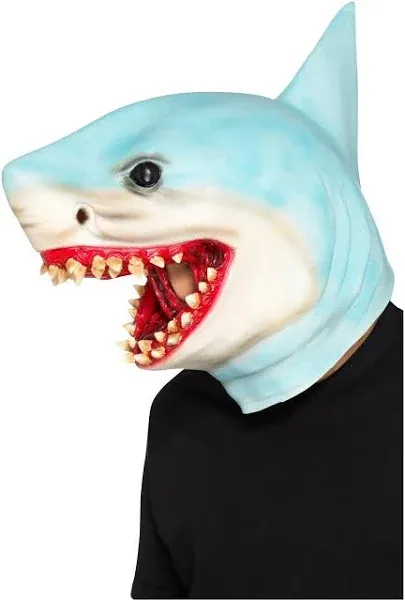 Smiffys Shark Overhead Mask, Blue