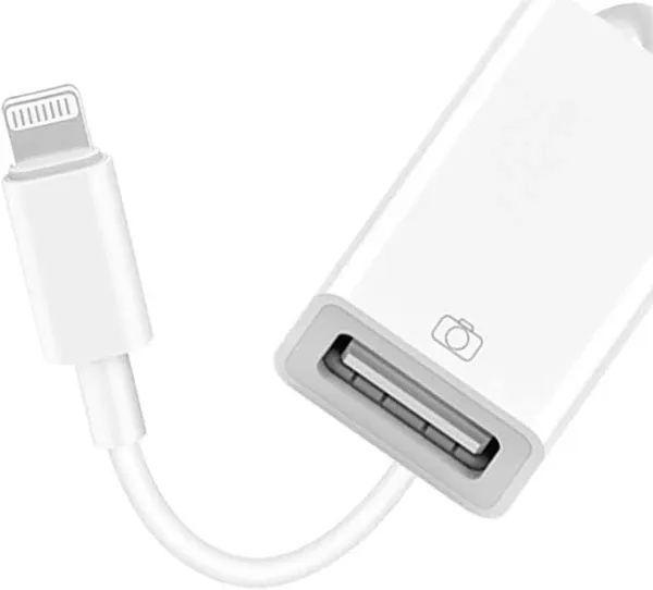 Lightning to USB Camera Adapter Apple MFi Certified Lightning Female USB 3.0 ...