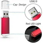 RAOYI USB Flash Drive USB 2.0 Memory Stick Bulk Thumb Drive Pen Drive Jump Drive