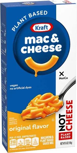 Kraft Plant Based Original Macaroni and Cheese (6 oz)