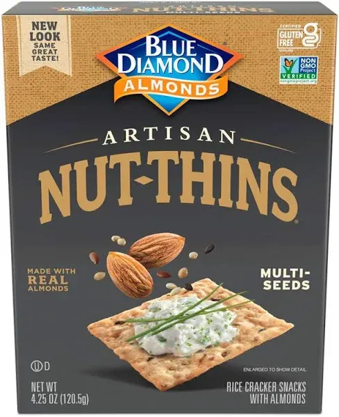 Blue Diamond Artisan Nut Thins Flax Seeds - 4.25oz