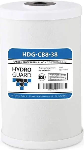 Hydro Guard CB8, Amway E84, A101, E-9225 Compatible Carbon Block Water Filter